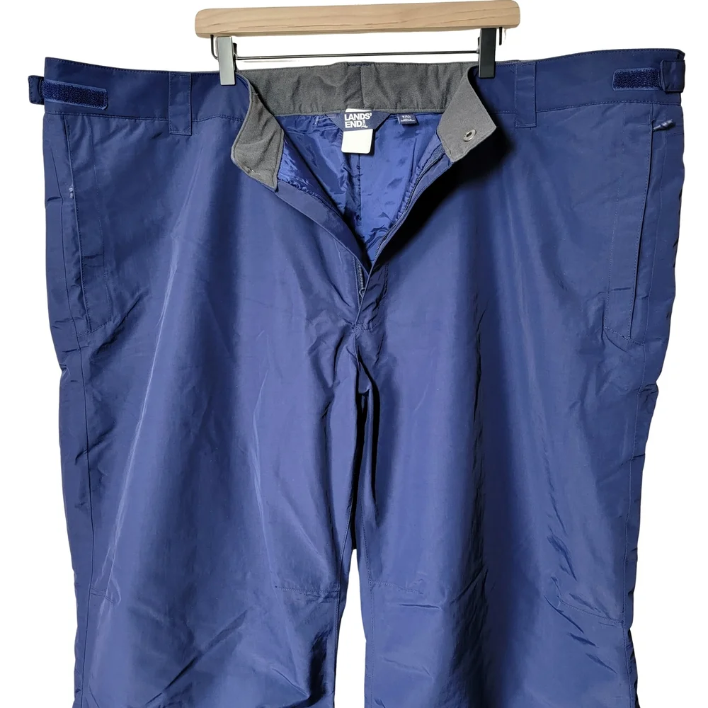 Lands End Men's Big Squall Waterproof Insulated Snow Pants Navy Size 4X* NWOT